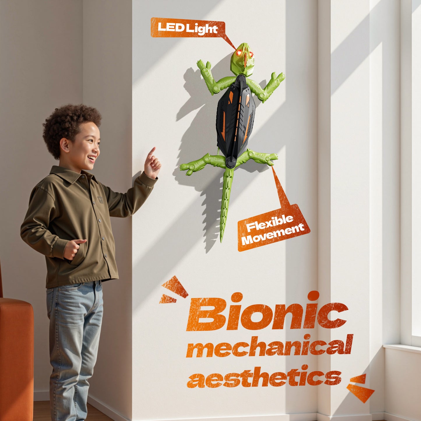 Wall Climbing RC Lizard Toy